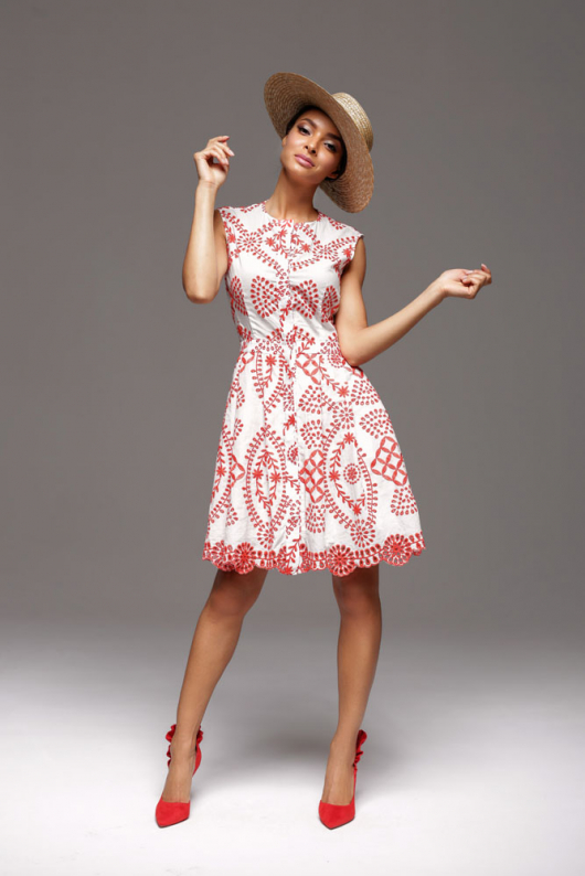 EMBROIDERY DRESS