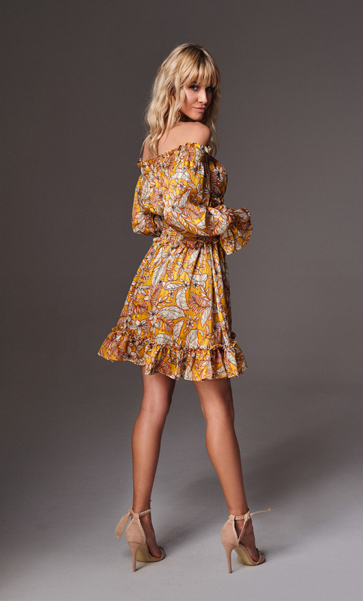 Carina off shoulder short dress